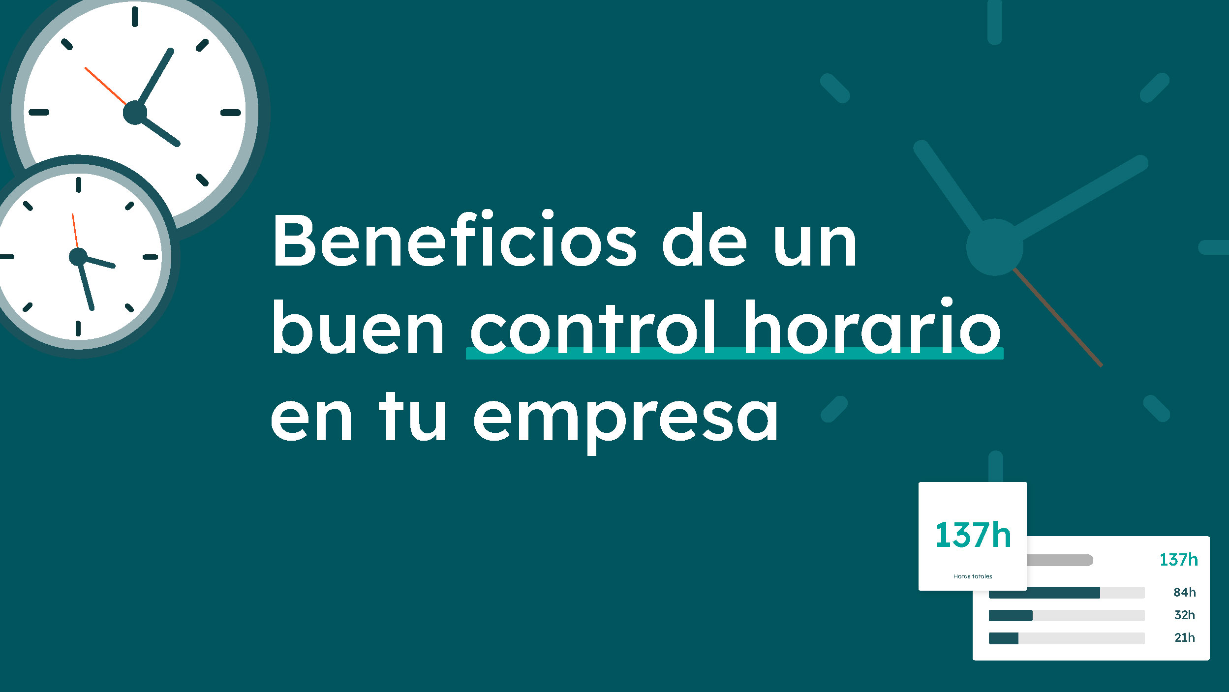 Control horario: gestiona el tiempo de tu empresa eficientemente